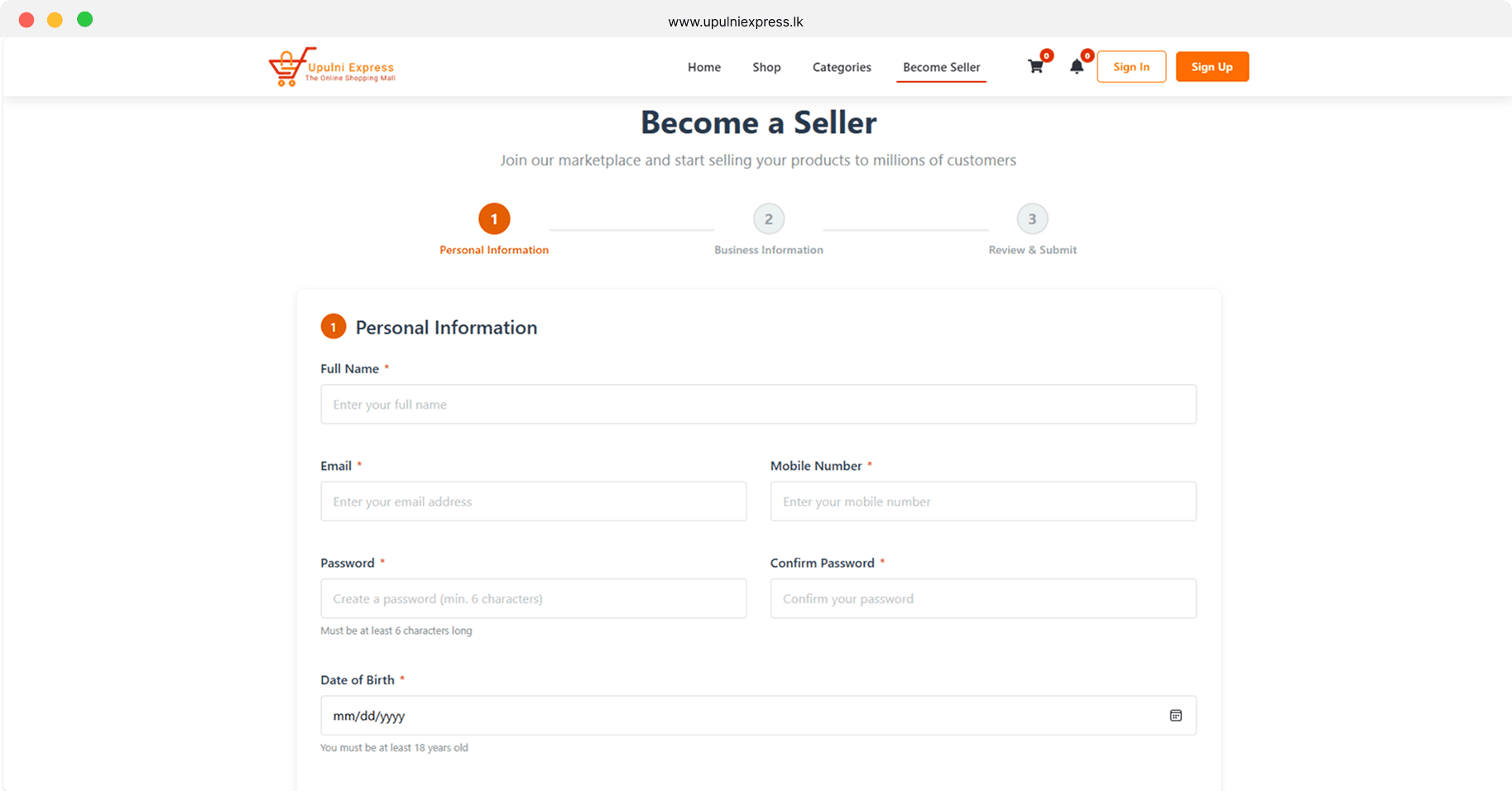 Upulni Express - Multi-Vendor Marketplace - Screenshot 2